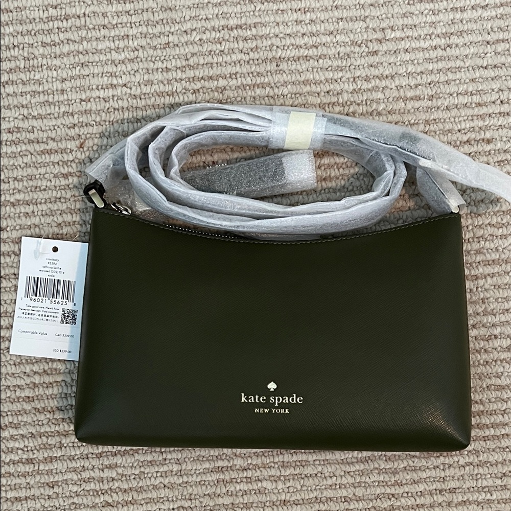 Kate Spade Olive Green Crossbody Bag